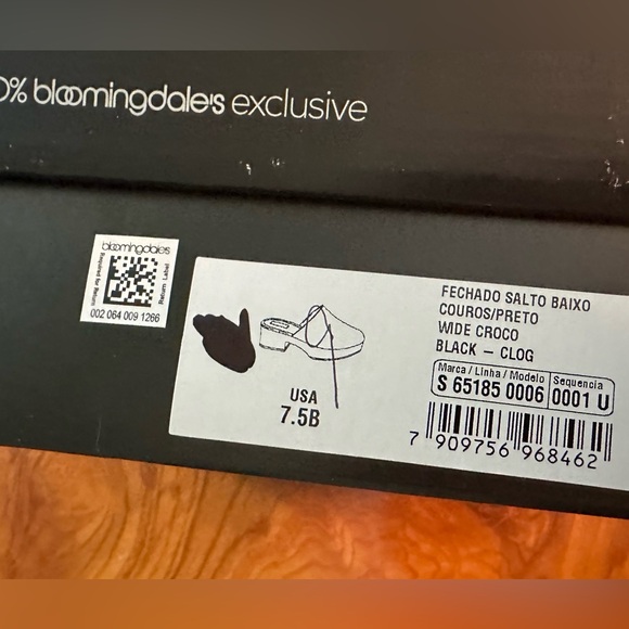 Aqua black clogs woman size 7.5 - Picture 3 of 3